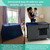 Mzdxj Pack N Play Blackout Travel Crib Canopy Cover And Tent | Breathable Net Sleep Shade | Blocks 94% Of Light | Award-winning British Design