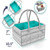 Large Baby Diaper Caddy Storage Organizer For Nursery Portable Diaper Basket For Changing Station  A