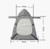 Pudcoco Newborn Baby Carrier Sling Winter Warm Cover Cloak Backpack Blanket With Pocket Grey