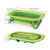 Folding Baby Bathtub,portable Non-slip Travel Bathtub Washing Tub Baby Comfort Tub Shower Tub For 0-6 Years Old Unisex Baby , Green
