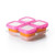 Oxo Tot Baby Blocks Freezer Storage Containers (4oz), Pink