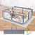 Bubblbay Play Yard For Baby And Toddlers With 4 Pull Ring And 1 Storage Bag Anti-slip Sucker