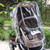 Alextreme Plastic Baby Stroller Rain Cover Pushchair Raincoat Thickening Outdoor Windscreen Dust Cover For Pram