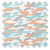 Muslin Quilted Changing Pad Cover, Jungle Safari Aqua/orange