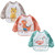 3-pack Long Sleeve Waterproof Baby Bibs，for 0-3 Year Toddler Bibs，unisex