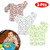 Langsprit 3 Pack Long Sleeve Bibs For Babies, Recycled Polyester Washable Waterproof Adjustable Fit Bibs For Boy & Girl