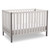 Delta Children Milo 3-in-1 Convertible Crib, Greenguard Gold Certified, Bianca White/grey