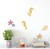 Sea Shells Wall Stickers Ocean Beach Decor Starfish Seahorses Shells(12) Decals 2"-6"