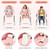 Heao Fold Baby High Chair 4 In 1 With Wheels, Converts To Infant Floor Seat, Toddler Booster Chair, Kids Table Pink