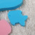 1pc Baby Bath Sponge Cushion Skid Resistance Infant Cartoon Bath Cushion Bathing Mat (blue)