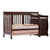 Kingfisher Lane 4-in-1 Convertible Crib And Changer, Espresso