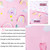 Perfemet 4-piece Toddler Bedding Set - Ultra Soft Colorful Rainbow Cloud On Pink Girls Toddler Comforter Set - Include Comforter, Flat Sheet, Fitted Sheet And Reversible Pillowcase