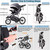 Cynebaby Jogging Stroller 3 Wheels All Terrain Stroller For Toddler Baby