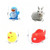 Kernelly 13pcs Summer Baby Children\'s Toy Bathing Water Toys Animal Pinching Voice Toys Pinching Voice Float Squeaky Animal Toy
