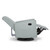 Evolur Raleigh Glider Recliner Light Blue With High Backrest Support, Durable Polyester Fabric