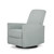 Evolur Raleigh Glider Recliner Light Blue With High Backrest Support, Durable Polyester Fabric