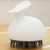 Hair Shampoo Brush Ergonomics Design Soft Silicone Bristle For Remove Dandruff  Cotton Powder