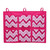 Bacati - Mix N Match Ikat Chevron/dots Nursery Storage Items, Pink/fuschia