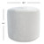 Safavieh Hawkem Cylinder Ottoman Light Grey