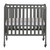 Dream On Me, 3 In 1 Birch Folding Portable Crib - Storm Gray