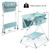 Topbuy Portable Baby Changing Table Multi-purpose Diaper Station Nursery Organizer Blue