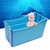 Oukaning 54.33 Inch Adult Folding Bathtub Household Large Portable Indoor And Outdoor Bathing Bathtub (blue Without Cover)