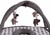 Bacati - Unisex Activity Gym & Playmat, Elephants White/grey With Toys