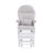 Glider And Ottoman Baby Cushion Set, Inclake Wood Baby Rocker Nursery Furniture, Cleanable Upholstered Comfort Nursery Chair With Storage Pocket & Ottoman With Padded Arms (white/woven Gray)