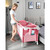Mikolo 5 In 1 Baby Bassinet Bedside Sleeper Baby Crib, Includes Mattress, Diaper Changer, Hanging Toys, Portable Travel Crib For Infant Newborn, Pink