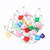 Estone 20pcs Baby Infant Child Cloth Nappy Diaper Pins Safety Locking Holder Colorful