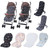 Binyou Universal Baby Stroller High Chair Seat Cushion Liner Mat Cart Mattress Mat Feeding Chair Pad Cover Protector