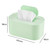 Vakind Smart Baby Wipe Warmer With Display Screen Heating Tissue Box, Blue Green
