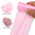 Uxcell Extra Waste Bags Refill Rolls Strong & Leak-proof Pink 180 Counts / 12 Rolls