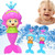 〖hellobye〗bath Tub Fun Swimming Baby Bath Toy Mermaid Wind Up Floating Water Toy For Kids