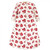 Hudson Baby Infant Girl Premium Quilted Long Sleeve Sleeping Bag And Wearable Blanket, Red Rose, 12-18 Months