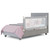 Gymax 57'' Bed Rails For Toddlers Vertical Lifting Baby Bedrail Guard With Lock Grey