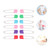 Frcolor 12pcs Baby Kids Cloth Diaper Pins Stainless Steel Traditional Safety Pins - Size S (random Color)