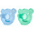 Philips Avent Soothie Pacifier, 3+ Months, Green/blue, Bear Shape, 2 Pack, Scf194/04
