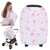 Keababies Baby Car Seat Cover, Multi-use Cover, Nursing Cover For Breastfeeding (dainty Bloom)