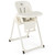 Infans 4-in-1 Foldable Baby High Chair Height Adjustable Feeding Chair W/ Wheels Beige