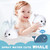 Baby Bath Toys, Baby Toys Whale, Light Up Bath Toys, Sprinkler Bathtub Toys For Toddlers Infant Kids Boys Girls, Spray Water Bath Toy, Pool Bathroom Baby Toy