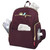 Fisher Price, Fashion Diaper Bag Backpack With Fastfinder Pocket System - Burgundy