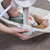 Hisevxus Soothe 'n Delight 6-speed Compact Portable Baby Swing With Music And Bar, Folds For Easy Travel