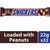 Bbrats Snickers Peanut Chocolate Bar 22g Pack Of 32