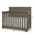 Child Craft Redmond Full Panel 4-in-1 Convertible Crib, Dapper Gray