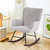 Hommpa Rocking Chair Upholstered Rocker Armchair Modern Accent Chair For Living Room Bedroom Patio Lounge Chairs