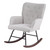 Hommpa Rocking Chair Upholstered Rocker Armchair Modern Accent Chair For Living Room Bedroom Patio Lounge Chairs