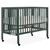 Dream On Me Quinn Full-size Folding Crib, Removable Wheels, Modern Nursey, Adjustable Mattress Support, Patent Folding System In Olive