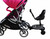 Englacha 2-in-1 Cozy X Rider For Stroller, Black