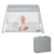 Gymax Foldable Baby Playpen Playard Lightweight Crib W/ Carry Bag For Infant Gray